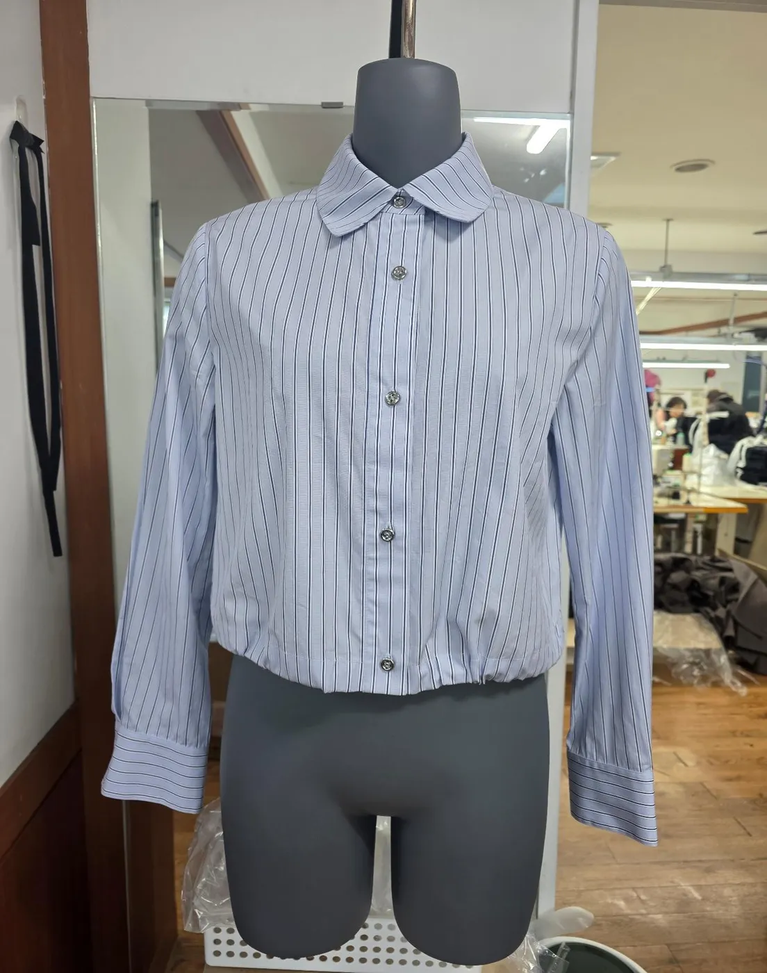하티스트 스트라이프 셔츠 완성품